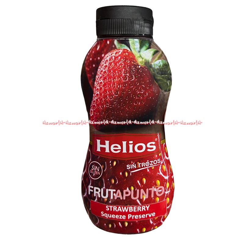 Helios Frutapunto Strawberry 350gr Blueberry Squeeze Preserve Sirup Helios Rasa Buah Stroberi Blue Beri Hellios Strawbery Syrup Fruit