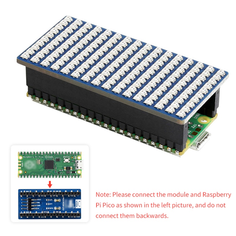 Btsg RGB LED Untuk matrix Panel Module Breakout HAT Untuk RPI Raspberry Pi Pico RP2040 Bo