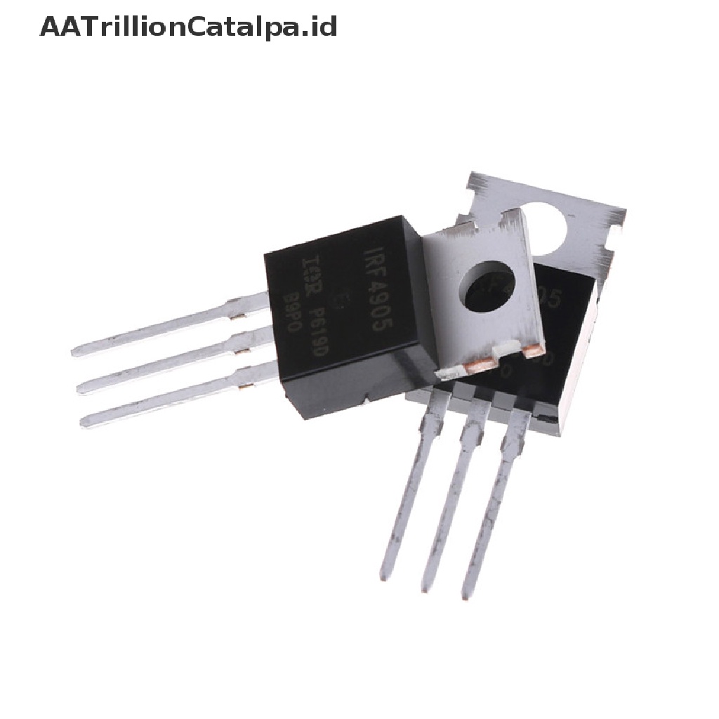 Aatrillioncatalpa 10pcs IRF4905 IRF4905PBF Power MOSFET 74A 55V P-Channel IR TO-22