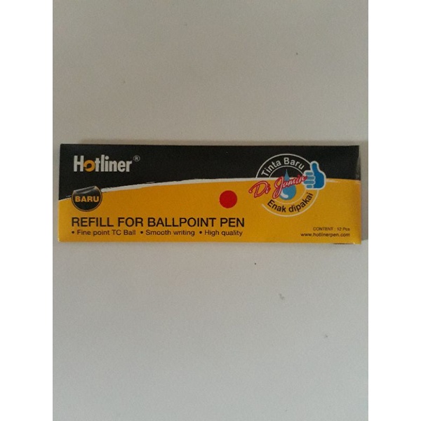 

Isi Bolpen merk Hotliner