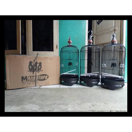 Indh Sangkar Lovebird Top Kaki Ukir +Pion Promo Kode 863