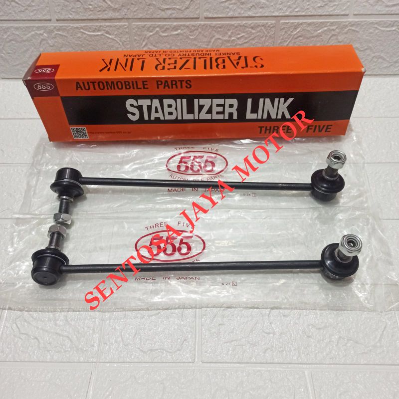 LINK STABIL ATAU LINK STABILIZER DEPAN HONDA CITY GD8 IDSI VTEC TH 2004 2004 2005 2006 2007 ORIGINAL 555 JAPAN