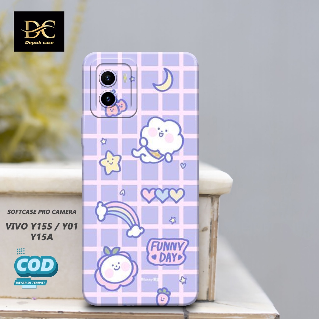 Case Vivo Y15s / Y01 / Y15A Terbaru - Fashion Case KARTUN - Casing Hp Vivo Y15s / Y01 / Y15A Terbaru
