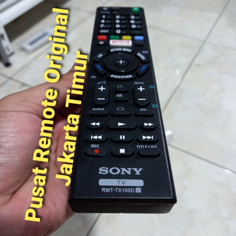 REMOTE REMOT SMART TV SONY LED NETFLIX RMT-TX100D ORIGINAL ASLI