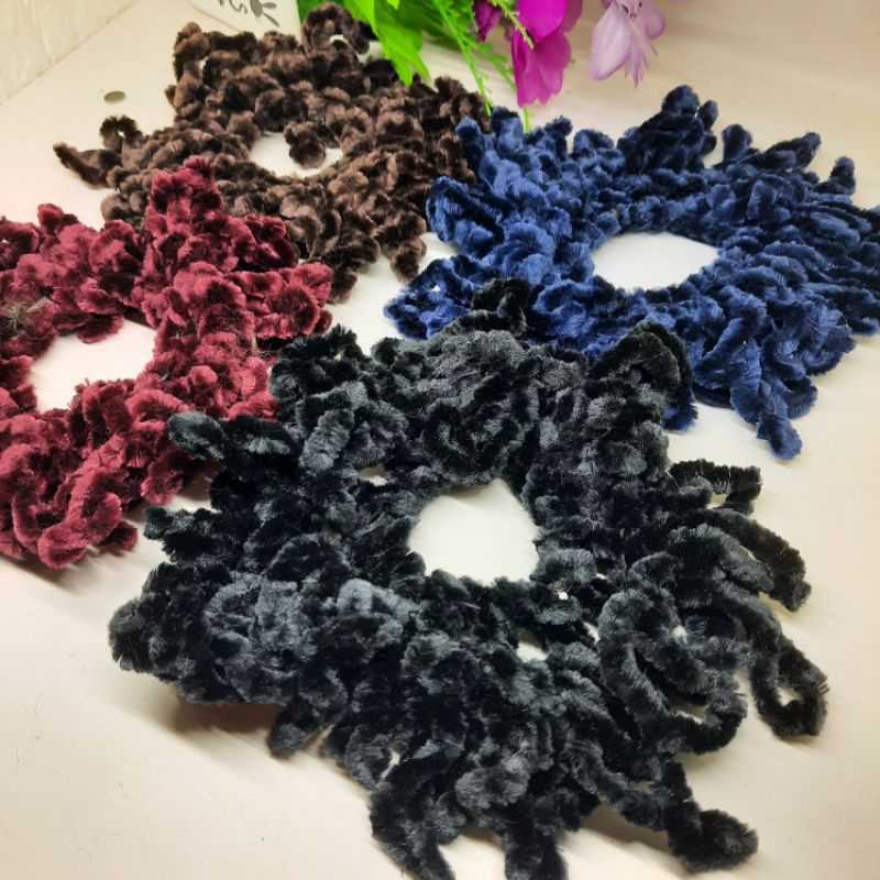 Ikat Rambut Isi 6pcs Ikat Rambut Ubur Ubur 36 Juntai
