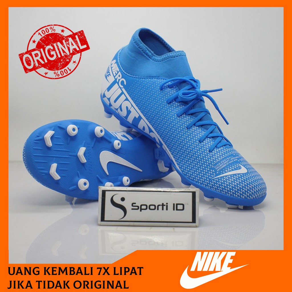 Sepatu Bola Nike Superfly 7 Club FG Blue / Hero AT7949-414 Original