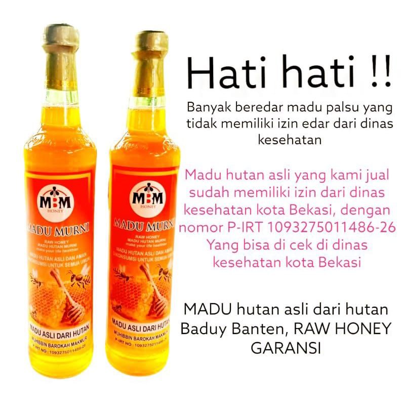 

Madu hutan (asli) 450 ml