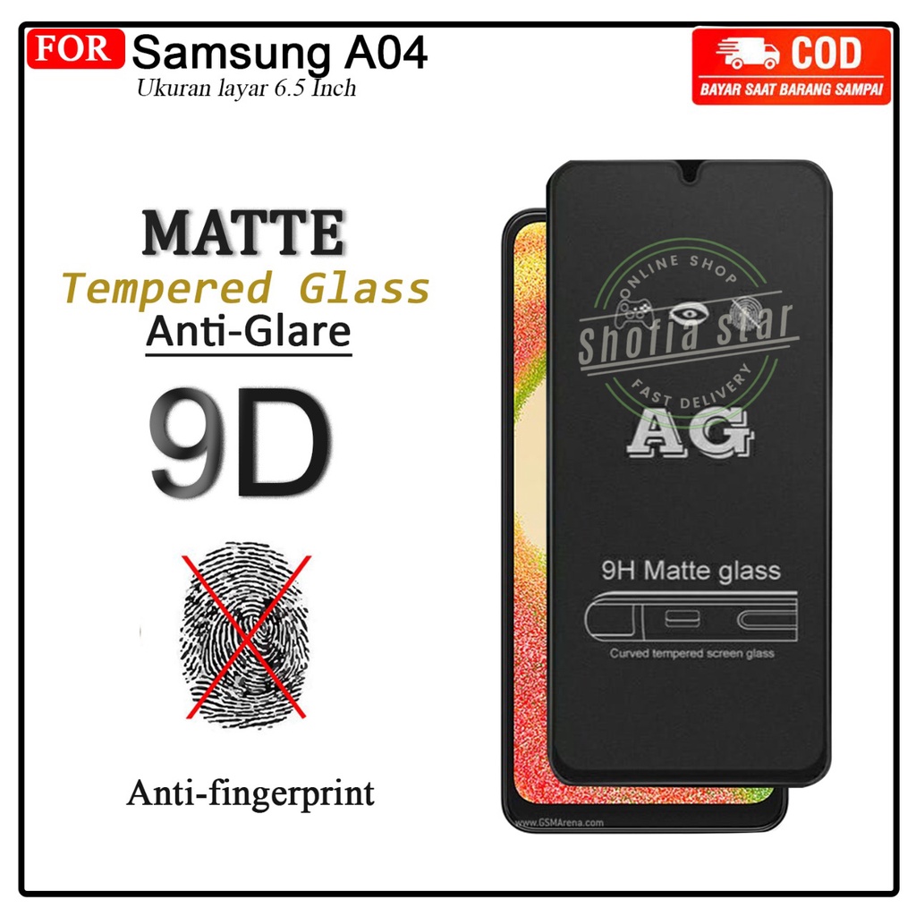 Anti Gores Ceramik Spy Matte Samsung A04 04e A24 4G A34 5G A13 4G/5G A23 A33 5G A73 5G  Anti Intip Full Cover