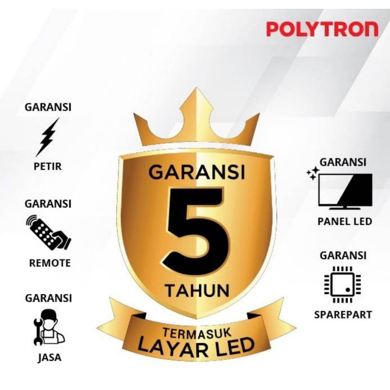 TV POLYTRON 43 CINEMAX DIGITAL PLD-43TV1556 (KHUSUS MEDAN)