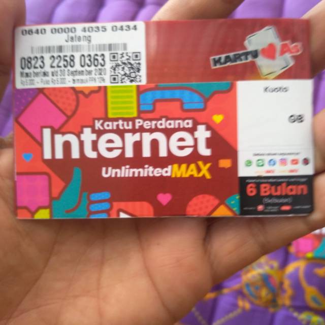 PERDANA TELKOMSEL UNLIMITED MAX 3GB