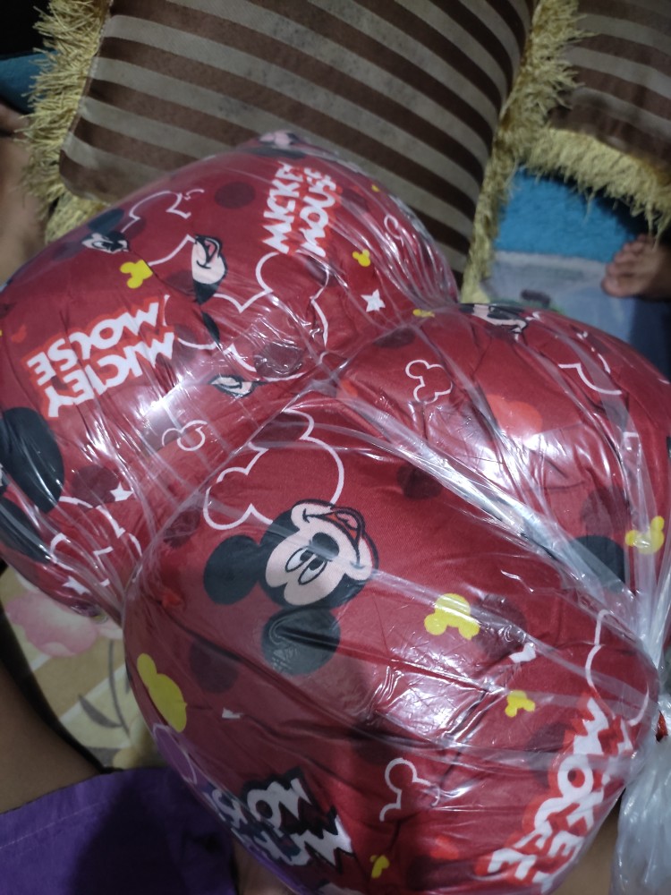 Bantal Guling Isi Full Busa Inoac Dengan Cover Katun Micro Motif Karakter Dewasa