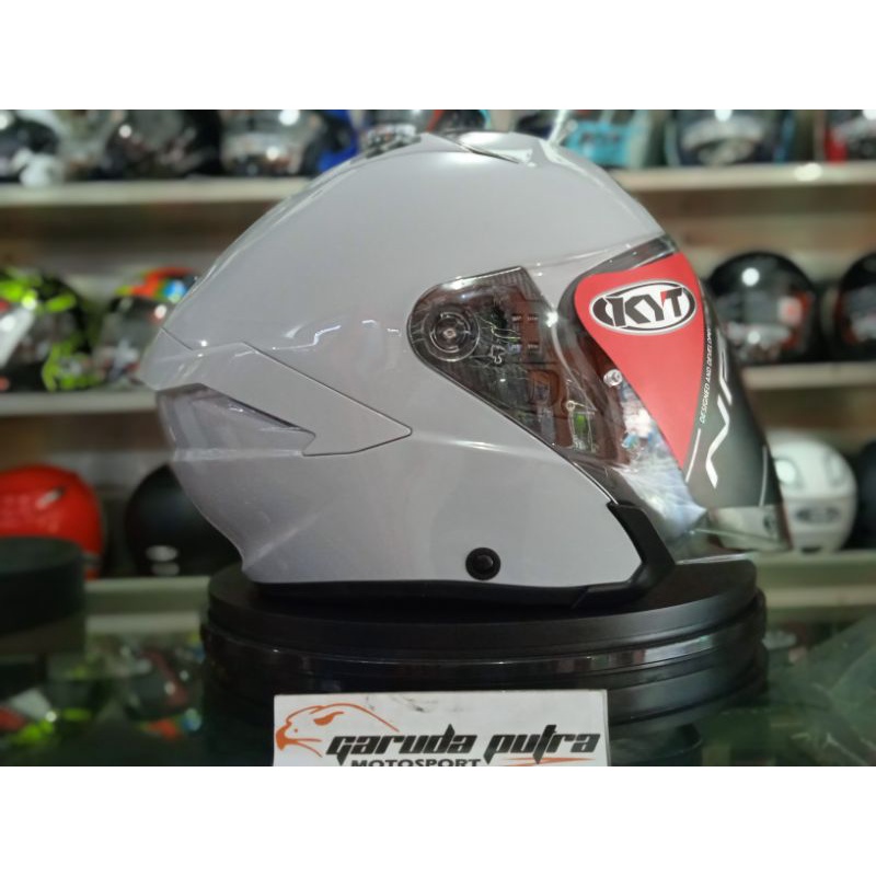 KYT NFJ SOLID ASPHALT GREY GLOSSY