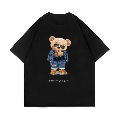 KAOS OVERSIZE BORN WITH STYLE T-SHIRT