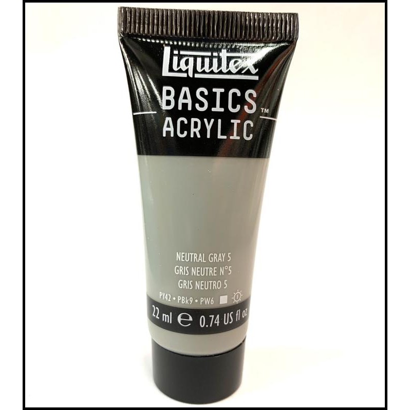 

Cuci Gudang Cat Acrylic Liquitex Basics 22Ml Neutral Gray 5