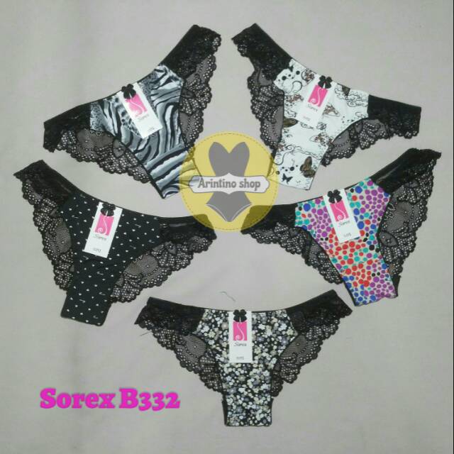 Cd Wanita Gstring Sorex B332 Brukat Renda | Cd Cewek Sexy |