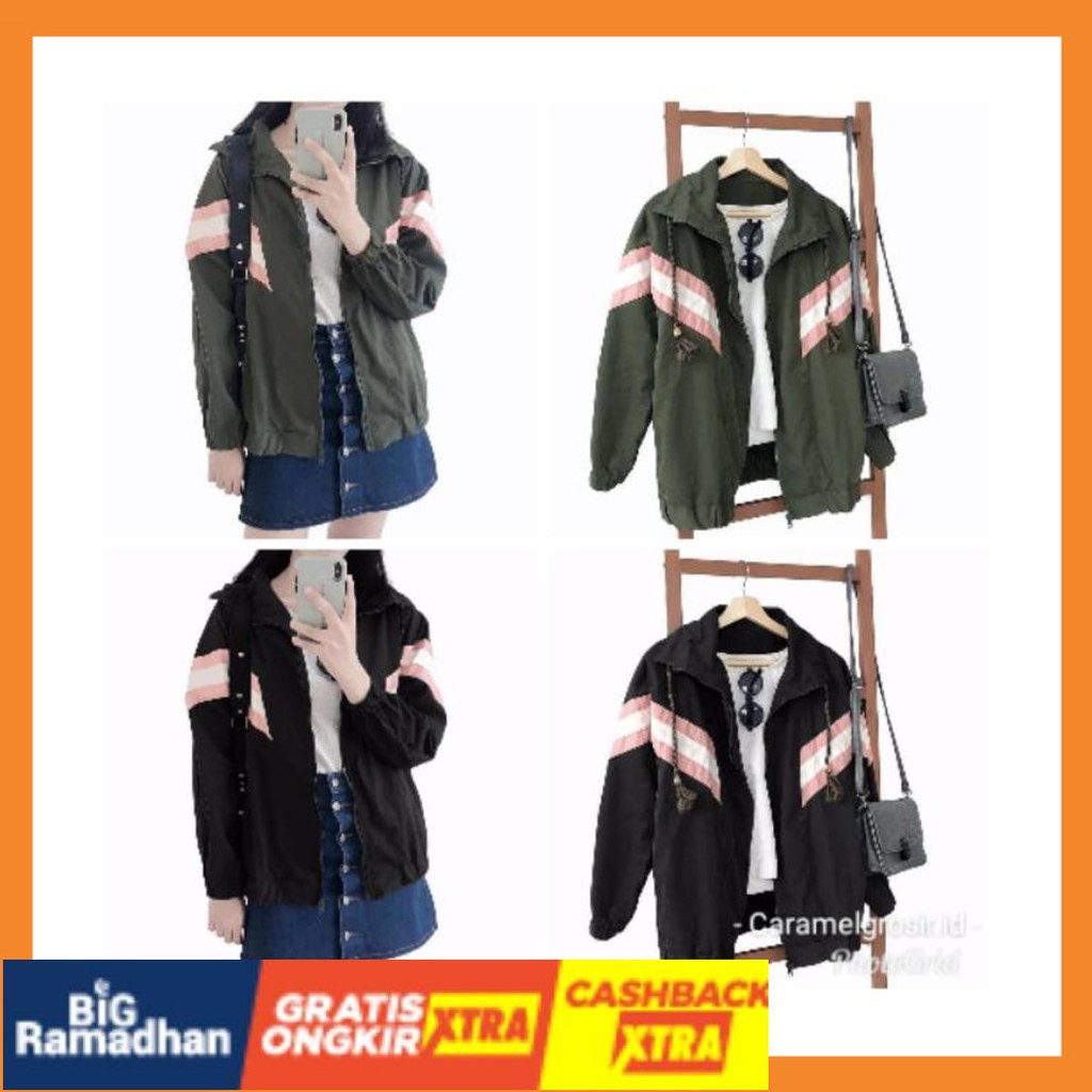 POLOS MOTIF MERAH PUTIH HITAM BIRU KUNING ASLI / BRAVO JAKET