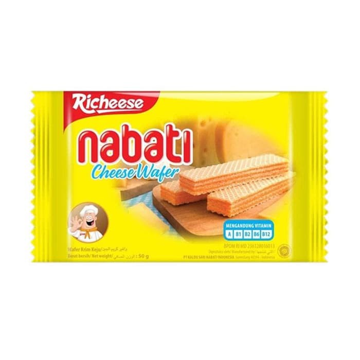 

Wafer Nabati Richeese Rasa Keju 46 gr