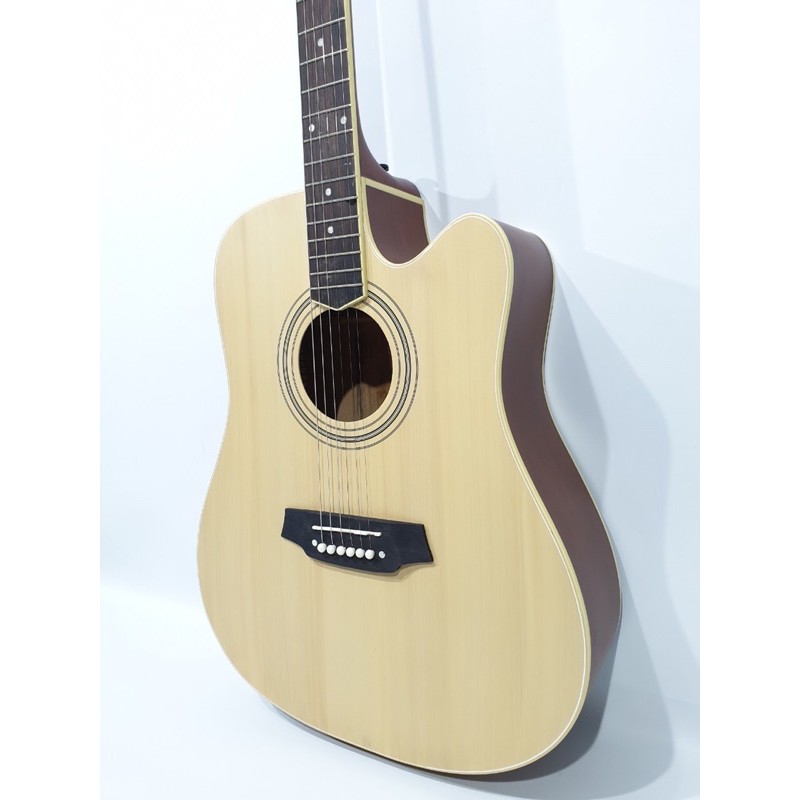 Gitar Akustik Merk Cole Clark Warna Natural Jumbo Spruce Trusrod Senar String Murah Jakarta