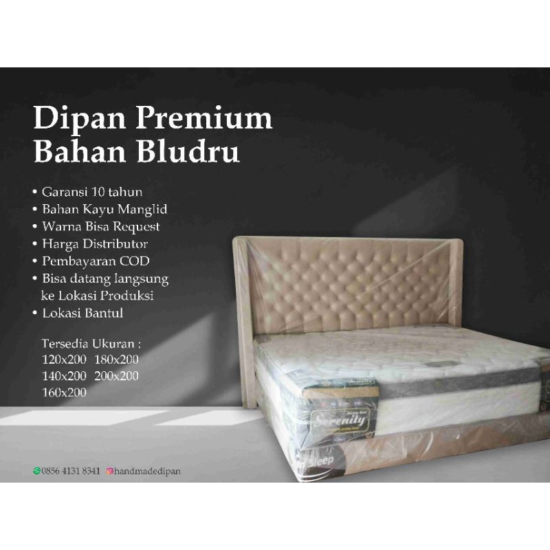 Dipan Premium Bahan Bludru