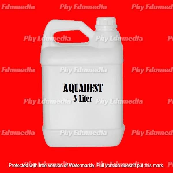 Aquadest / Akuades / Aquades / Air Suling / Air Aki Radiator 5 Liter