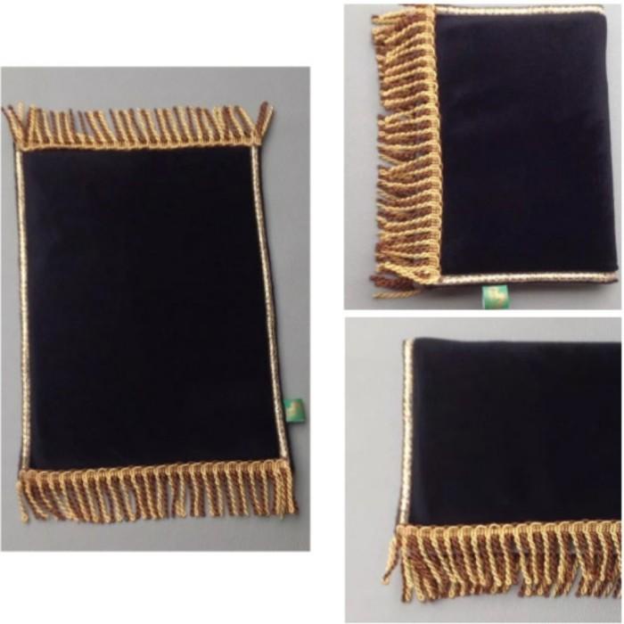 Sajadah Kecil Velvet Premium Polos Muka Wajah Traveling Bludru Mini