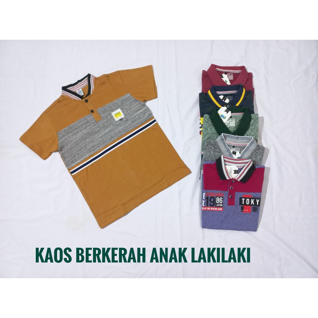 Kaos Kerah Anak premium CMG kids