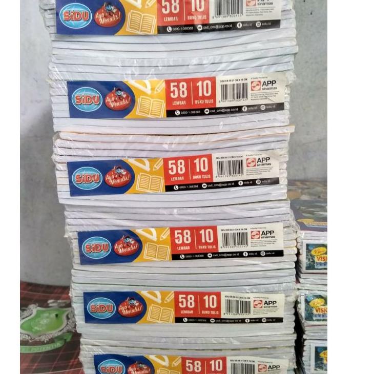 

NuD⭐️ Buku sidu isi 58 lembar per pak.1 pak isi 10 buku. //Ready Stock
