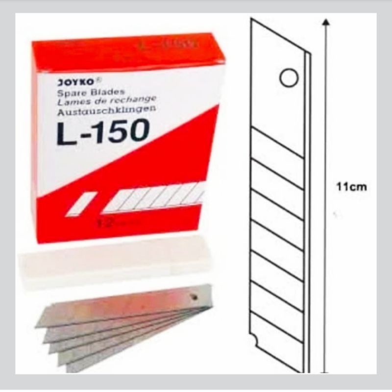 

Isi cutter besar refill cutter Joyko L-150