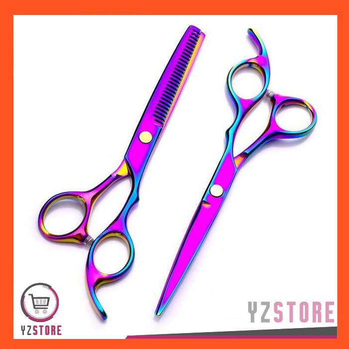 Gunting Rambut Salon Profesional Hairdressing Scissors 2PCS ( Bisa Bayar Ditempat  COD ) YZ53