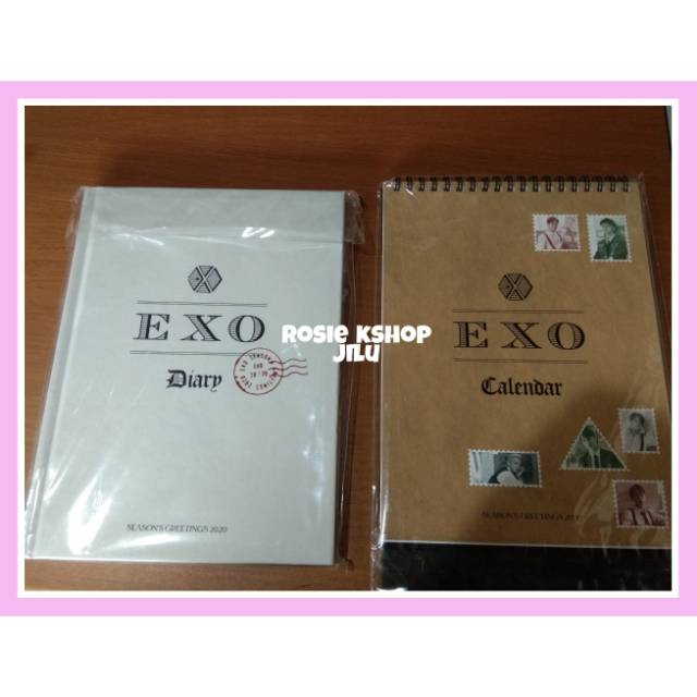 Diary dan Calender Season Greeting EXO