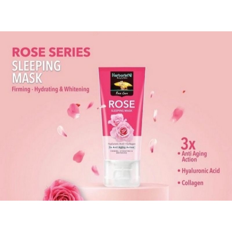 `ღ´ PHINKL `ღ´ 𝕙𝕖𝕣𝕓𝕠𝕣𝕚𝕤𝕥  Herborist Rose Slepping Mask masker tidur