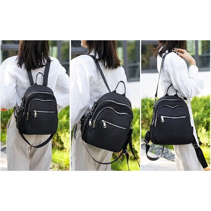 GI 134317 RISCE TAS RANSEL NYLON MULTIFUNGSI IMPORT WANITA CEWEK PEREMPUAN BATAM EL 696 LT 1624 B 134617