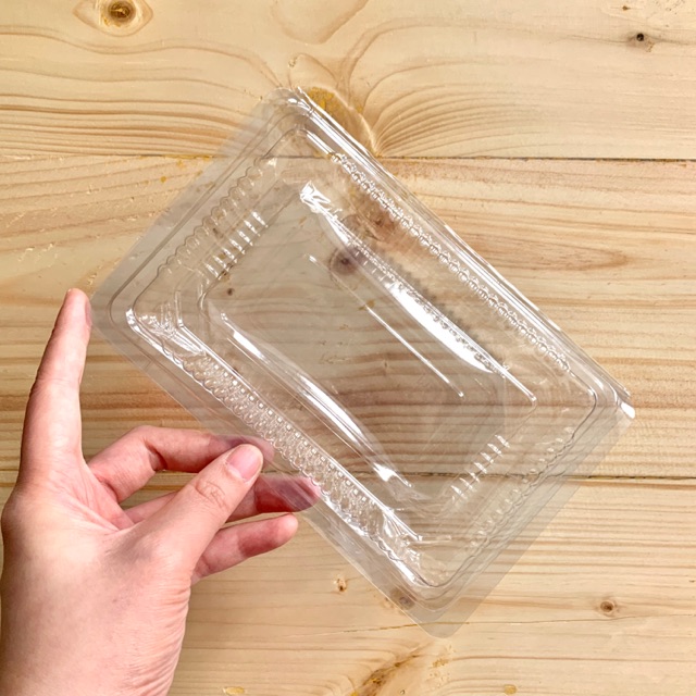Plastik Mika Box ukuran 3 - Kotak Mika Kue Besar / Kotak Mika Nasi