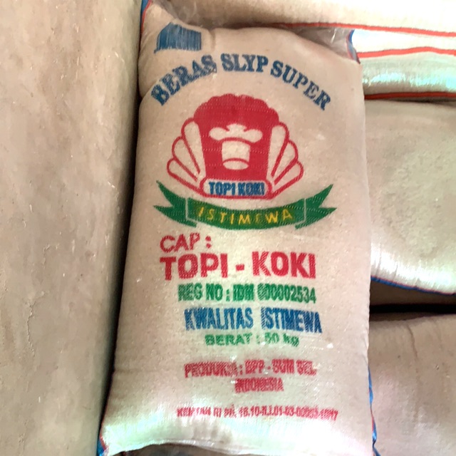 Beras Topi Koki 50kg Pulen Enak Murah Indonesia