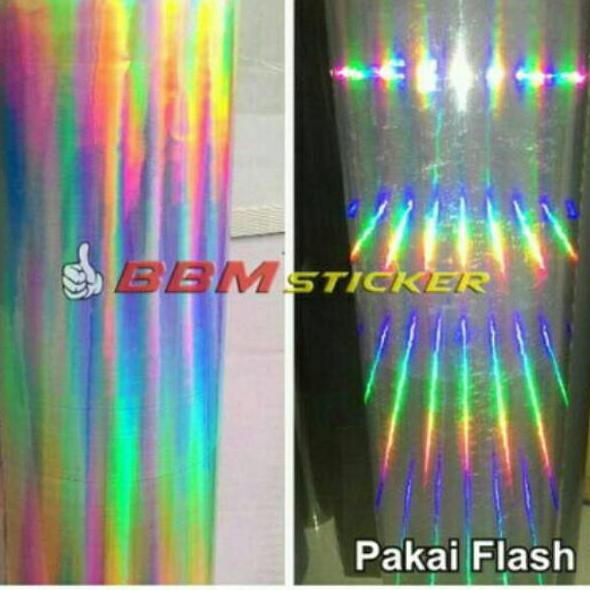 

Terlaku. WIY Sticker hologram polos ❇ (Seller)