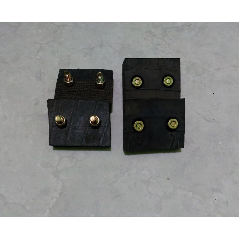 TAMPEL PER PS / STOPPER HELPER FE PS CANTER (KARET BAN) sudah ada MUR dan BAUT