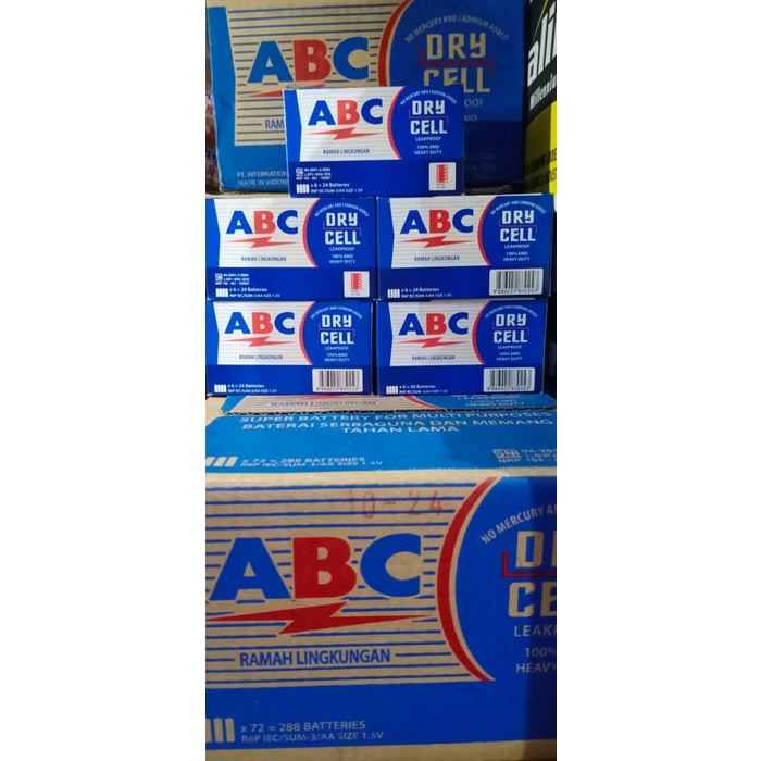 Update Batre Abc Biru Aa / A2 Kecil Isi 24 Pcs Diskon