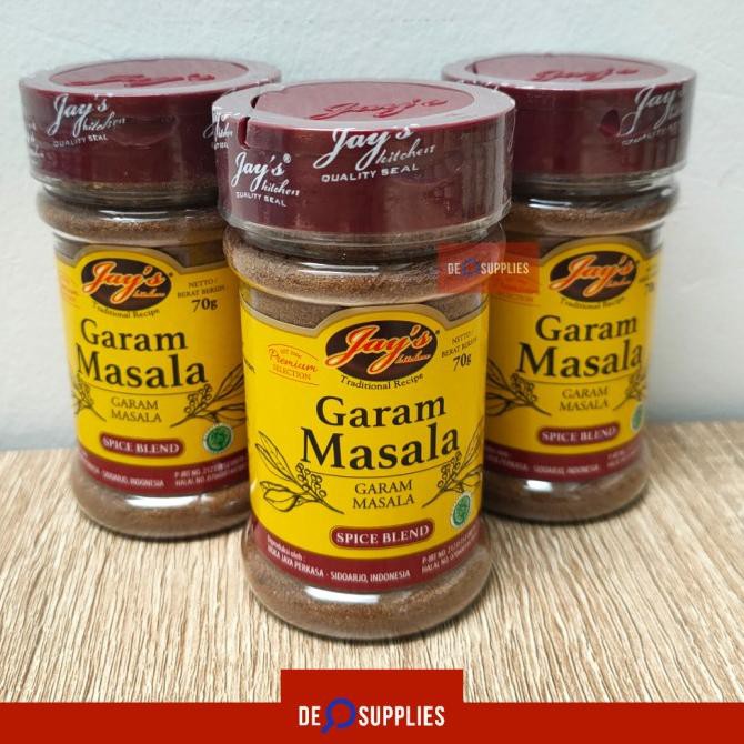 

Jay's Garam Masala 70gr - Jays Garam Bumbu India Tabur Bubuk Kari