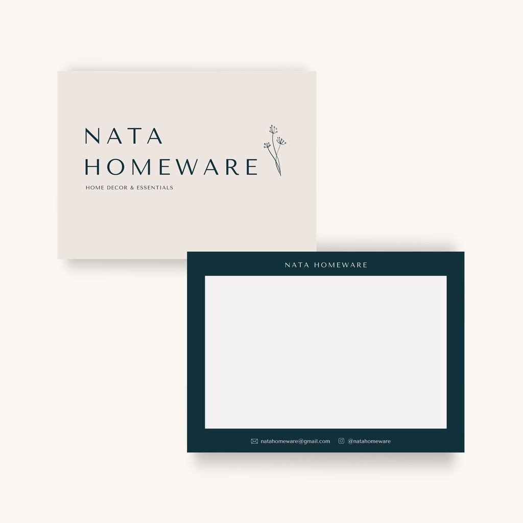 

TAMBAHAN XTRA KARTU UCAPAN NATA HOMEWARE