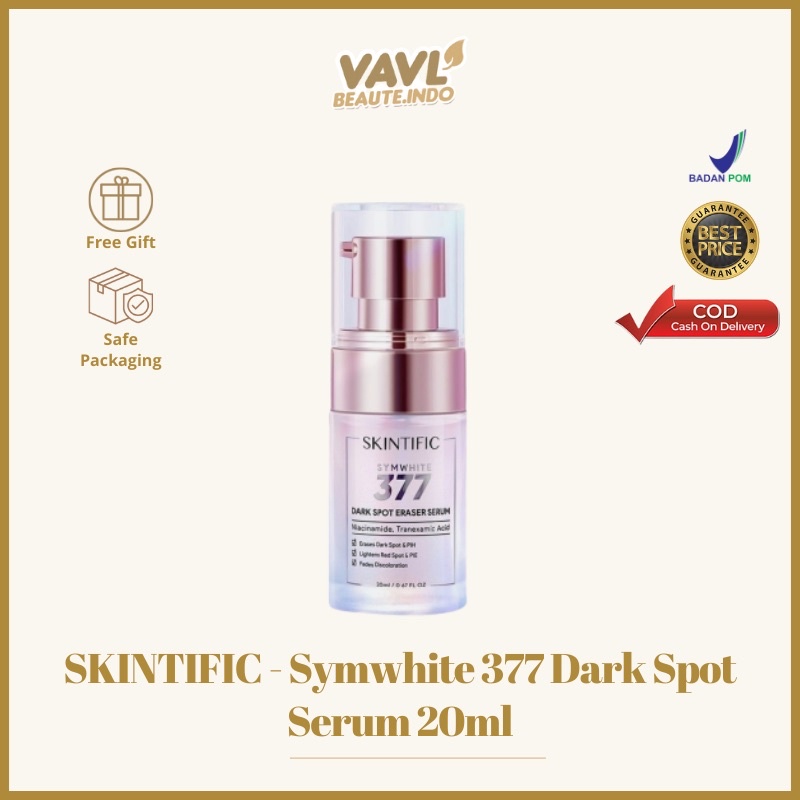 SKINTIFIC SymWhite 377 Dark Spot Eraser Serum Brightening Serum 20ml [BPOM]