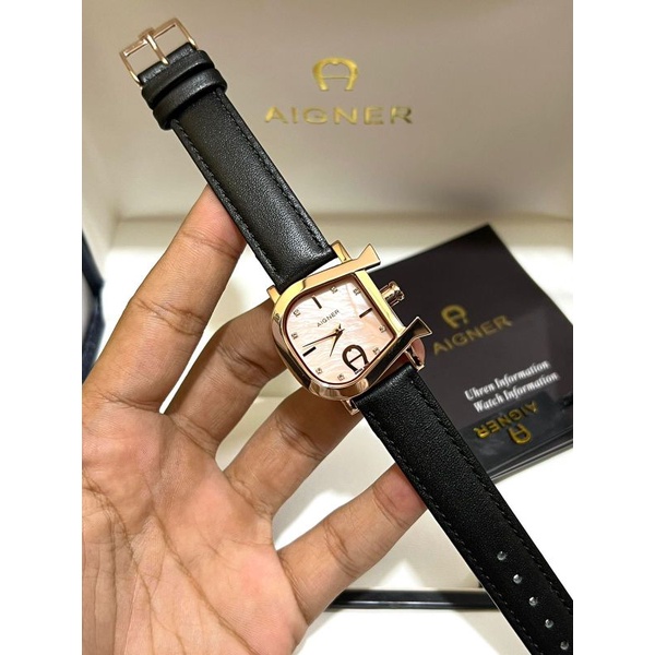 Jam tangan wanita aigner A48611 Leather