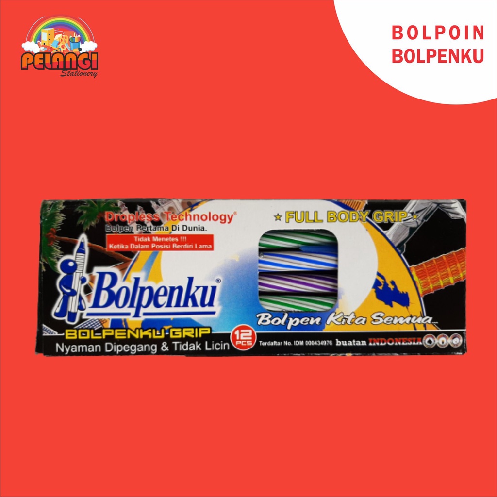 

Bolpoin merk Bolpenku isi 12 pcs