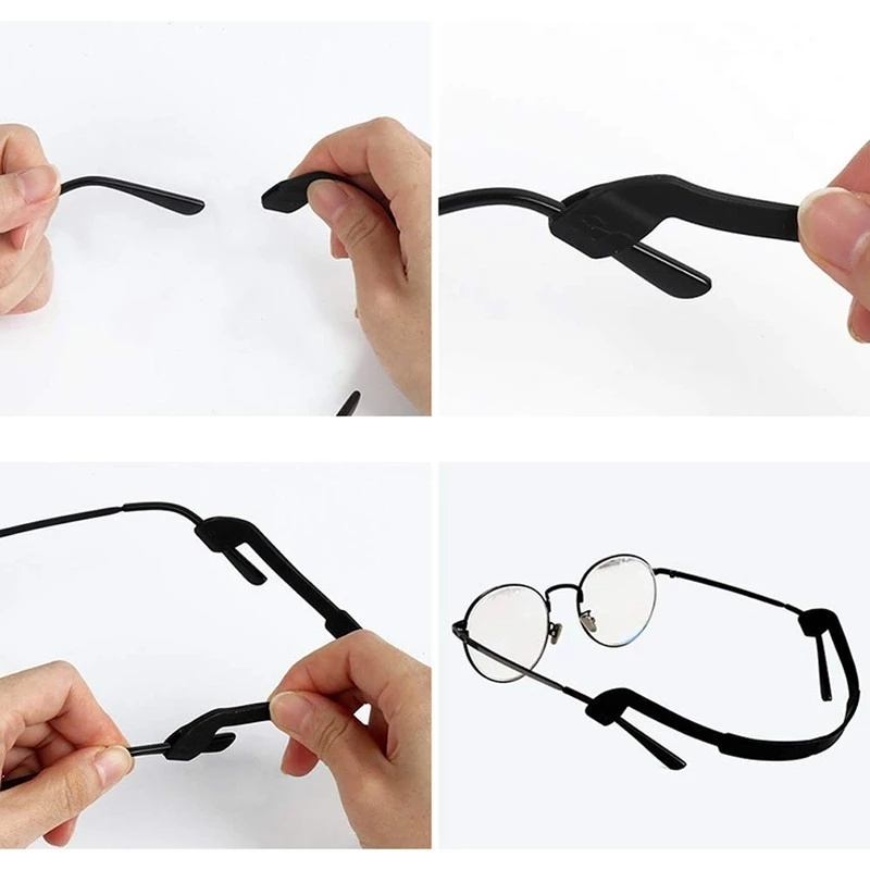 Tali Lanyard Kacamata Bahan Silikon Elastis Anti Hilang Untuk Pria Dan Wanita