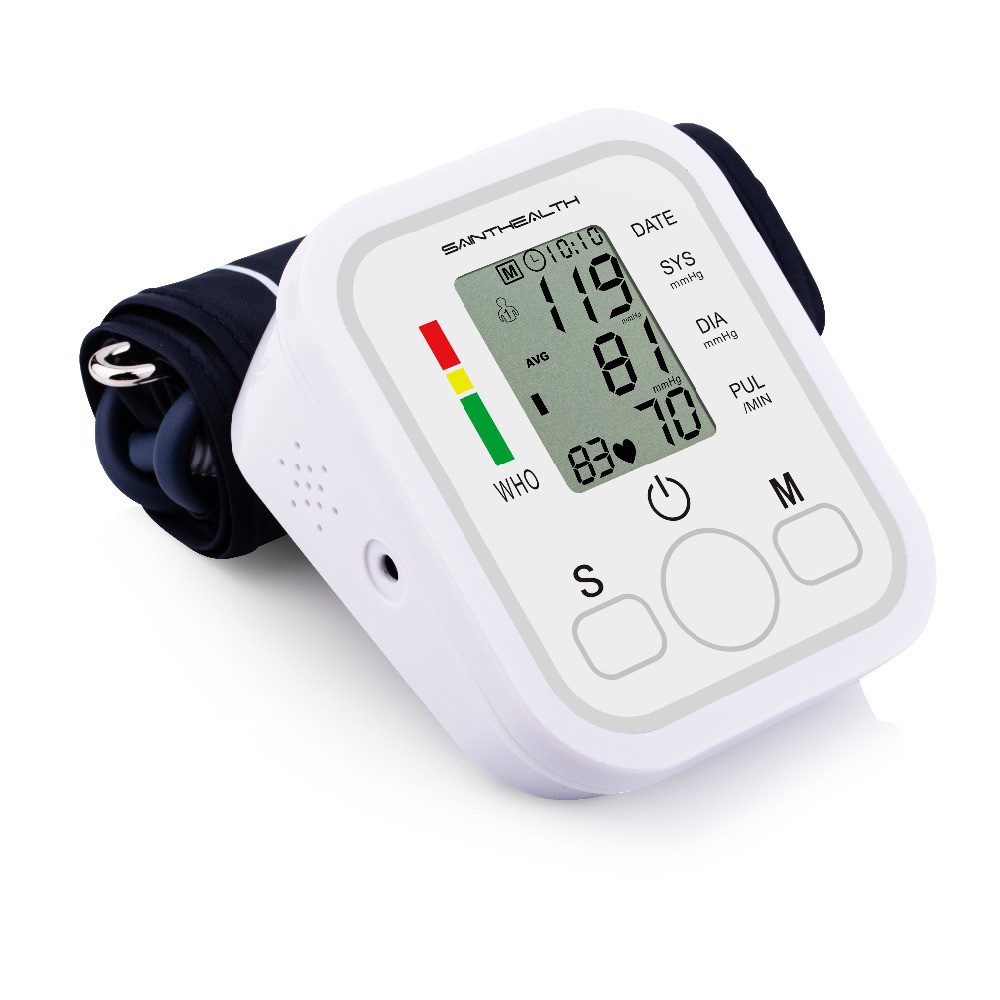 TENSIMETER DIGITAL ALAT PENGUKUR TEKANAN DARAH BLOOD PRESSURE OTOMATIS DENGAN MONITOR LCD