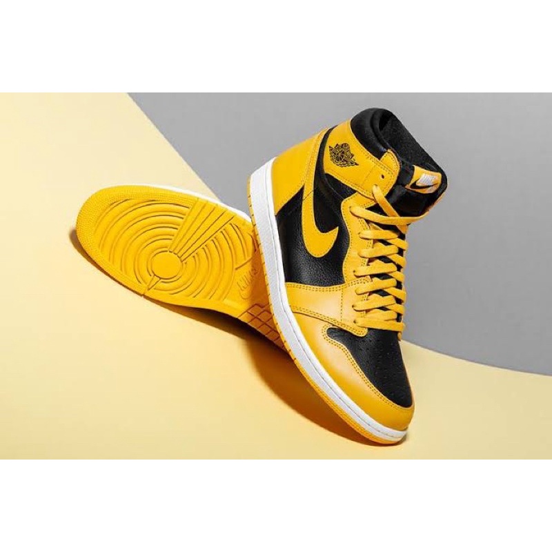 yellow and black jordan 1 womens