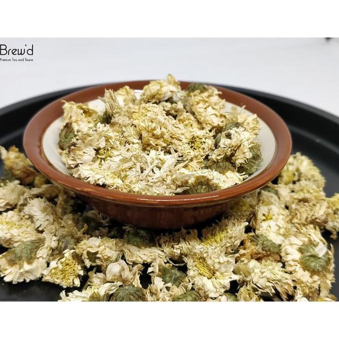 

[[BISA COD]] Teh White Chrysanthemum Krisan Kering - Dried Flower Tea 20 gr 20g STOK TERBATAS Kode