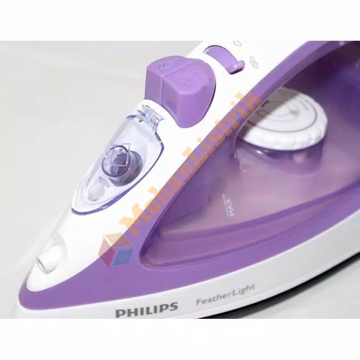 Setrika Uap Steam Iron Philips GC1418 Tidak Lengket  Ungu