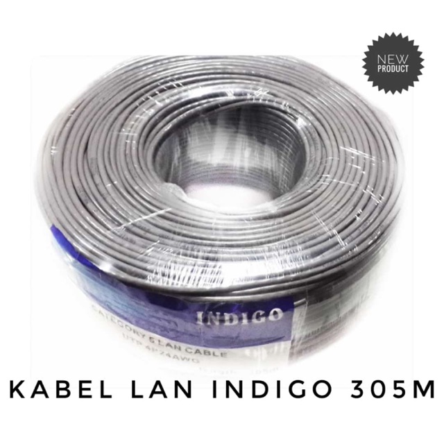 KABEL UTP LAN CAT5e INDIGO 305M murah