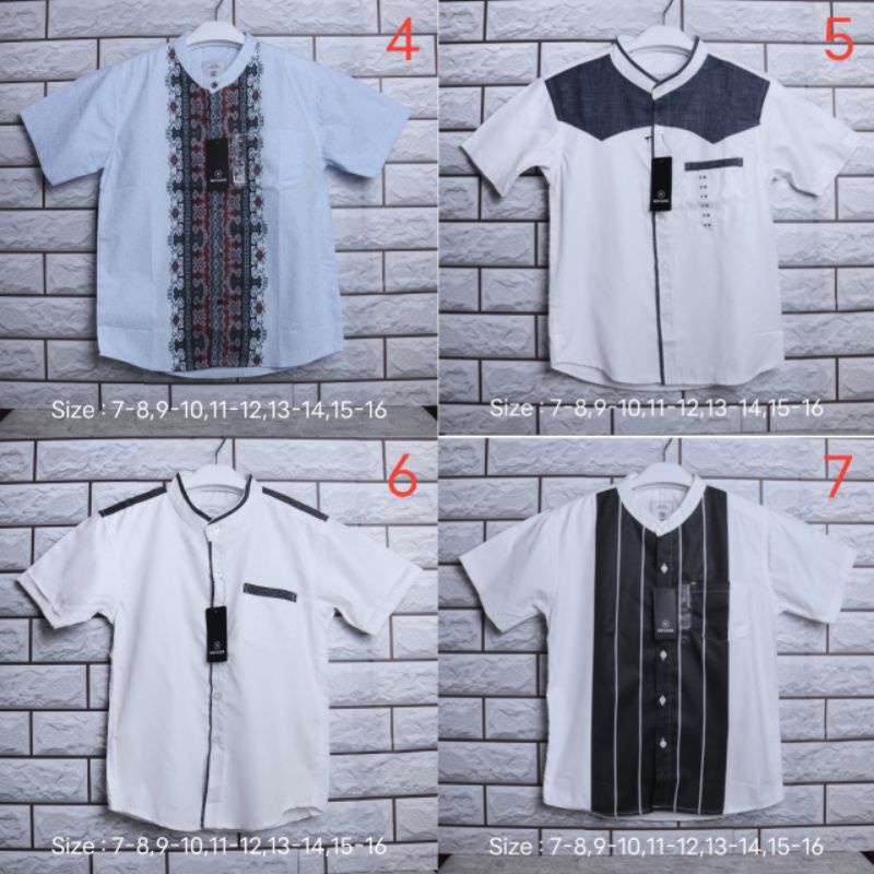 Kemeja Koko Nevada Junior Anak Laki Laki