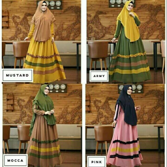 Gamis Aisyah syari